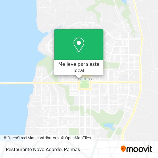 Restaurante Novo Acordo mapa