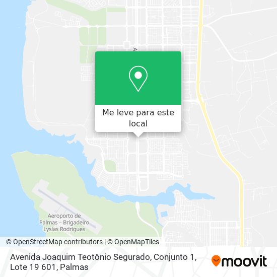 Avenida Joaquim Teotônio Segurado, Conjunto 1, Lote 19 601 mapa