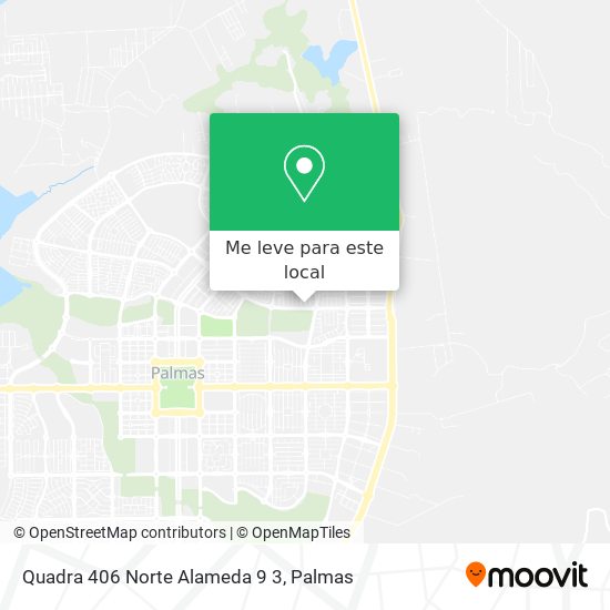 Quadra 406 Norte Alameda 9 3 mapa