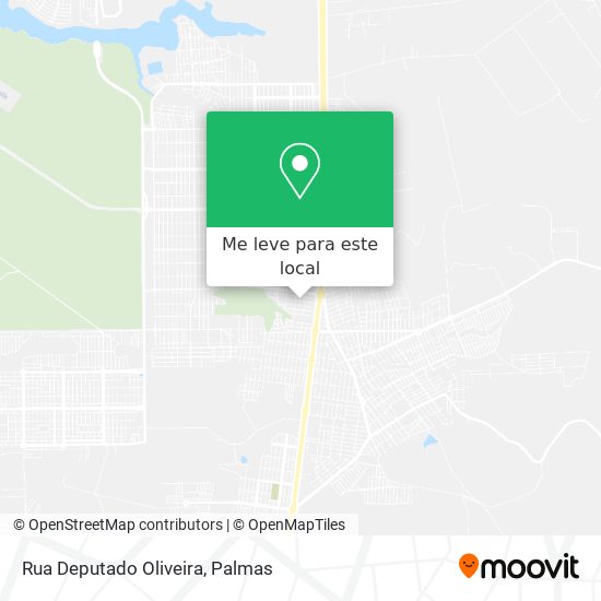 Rua Deputado Oliveira mapa
