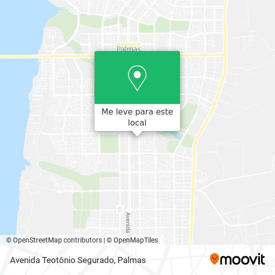Avenida Teotônio Segurado mapa