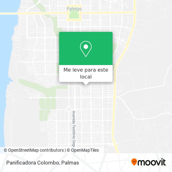 Panificadora Colombo mapa