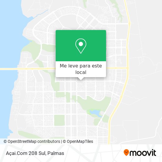 Açai.Com 208 Sul mapa