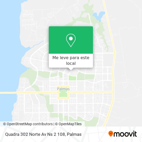 Quadra 302 Norte Av Ns 2 108 mapa
