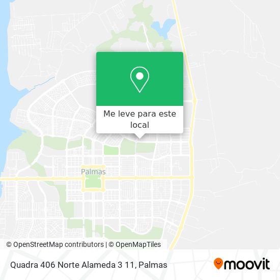 Quadra 406 Norte Alameda 3 11 mapa