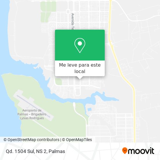 Qd. 1504 Sul, NS 2 mapa