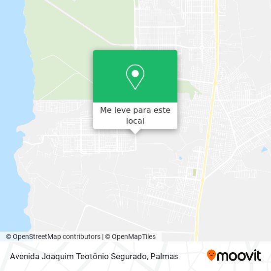 Avenida Joaquim Teotônio Segurado mapa