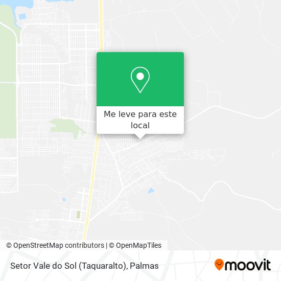 Setor Vale do Sol (Taquaralto) mapa