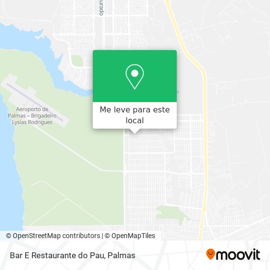 Bar E Restaurante do Pau mapa