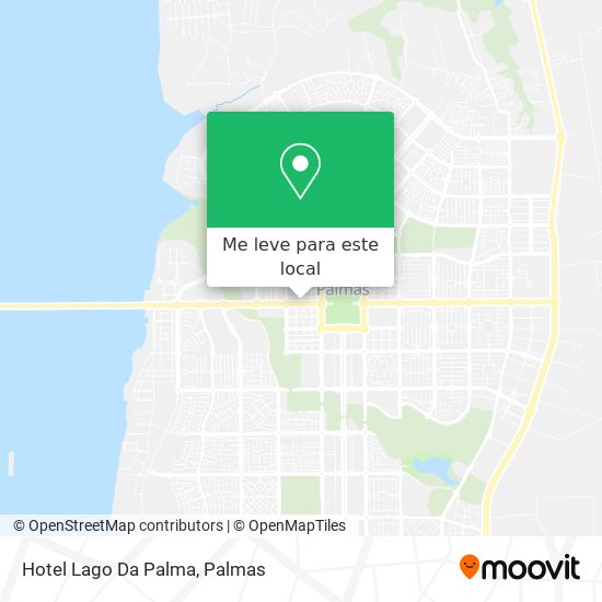 Hotel Lago Da Palma mapa