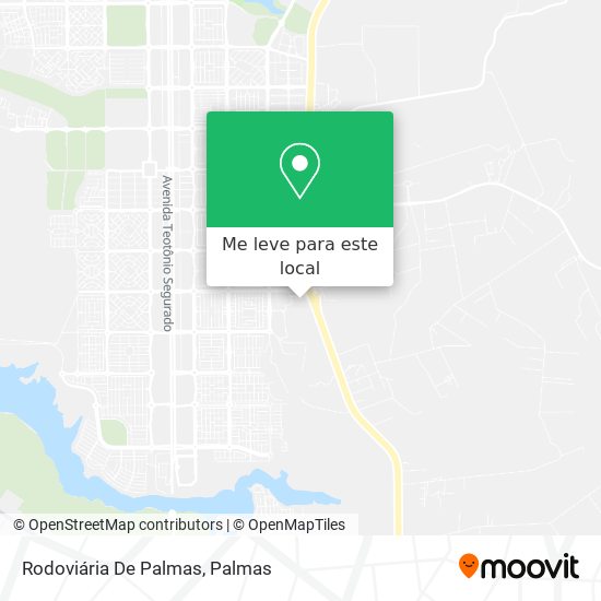 Rodoviária De Palmas mapa