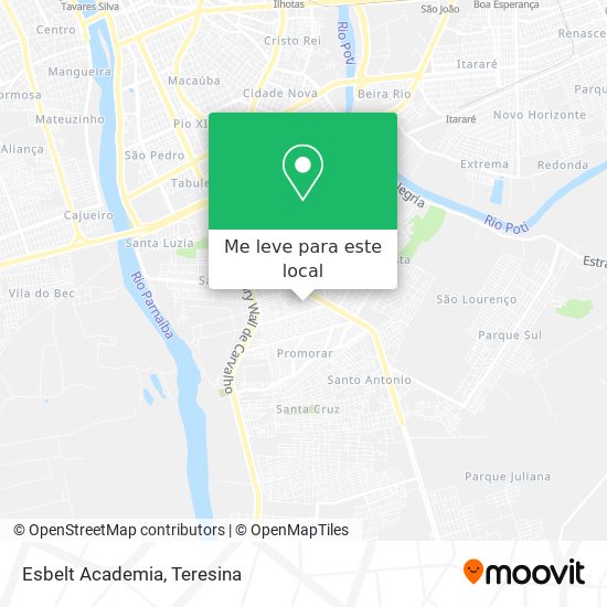 Esbelt Academia mapa