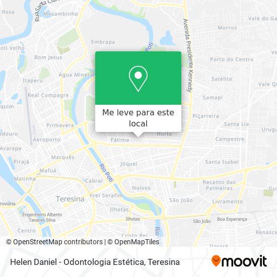 Helen Daniel - Odontologia Estética mapa