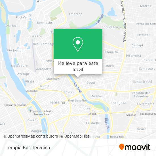 Terapia Bar mapa