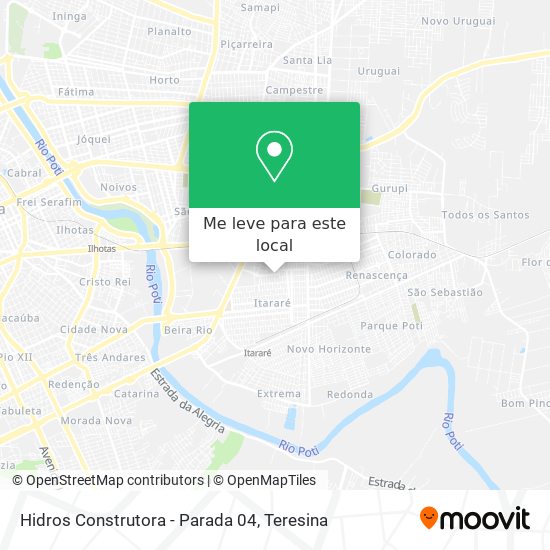 Hidros Construtora - Parada 04 mapa