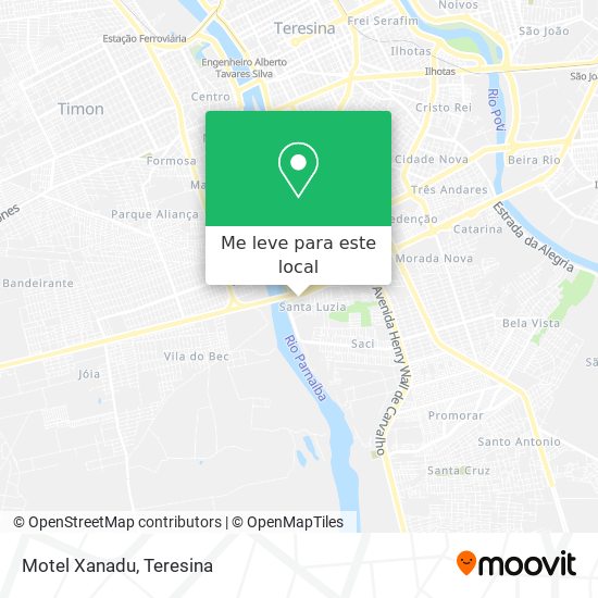 Motel Xanadu mapa