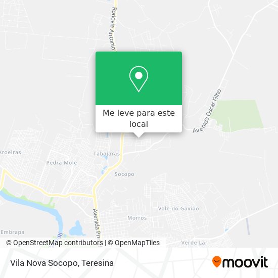 Vila Nova Socopo mapa