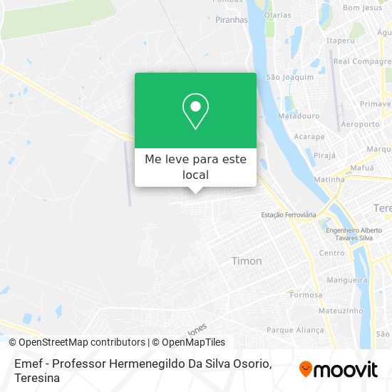 Emef - Professor Hermenegildo Da Silva Osorio mapa