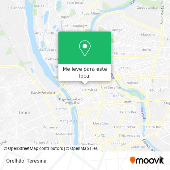 Orelhão mapa