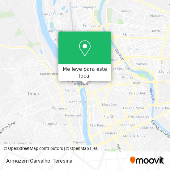 Armazem Carvalho mapa