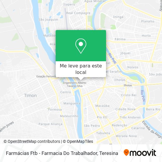 Farmácias Ftb - Farmacia Do Trabalhador mapa