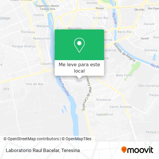 Laboratorio Raul Bacelar mapa