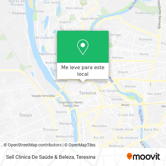 Sell Clinica De Saúde & Beleza mapa