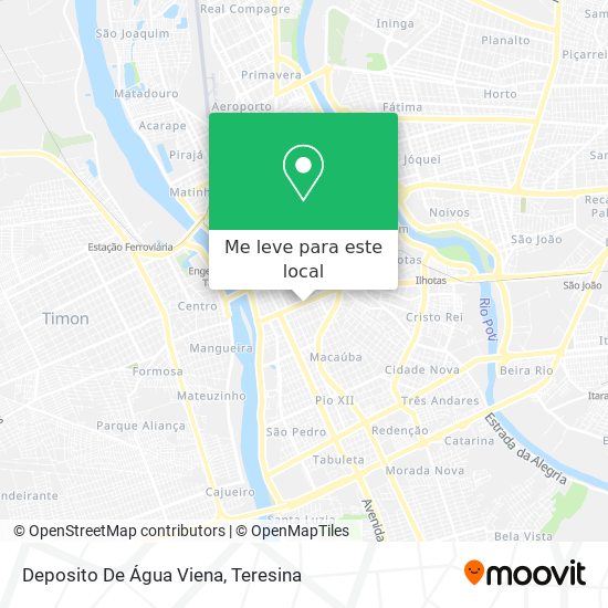 Deposito De Água Viena mapa