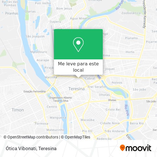 Ótica Vibonati mapa