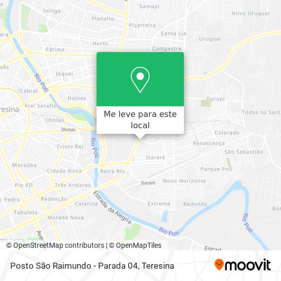 Posto São Raimundo - Parada 04 mapa
