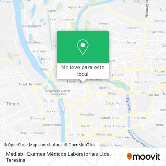 Medlab - Exames Médicos Laboratoriais Ltda mapa