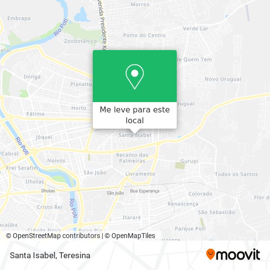 Santa Isabel mapa