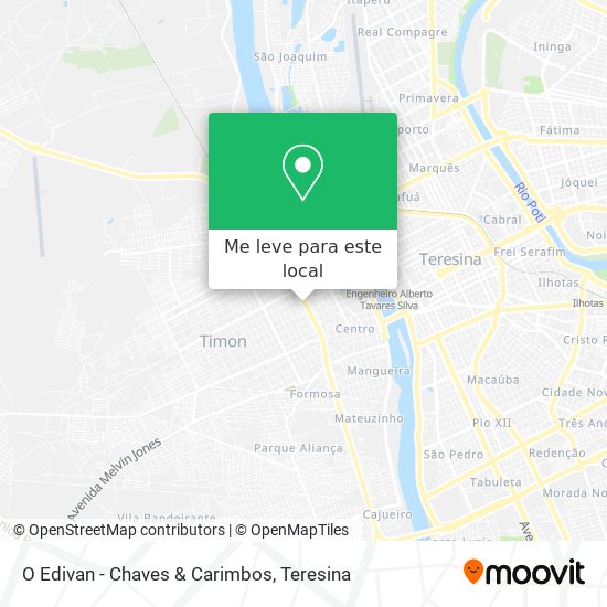 O Edivan - Chaves & Carimbos mapa