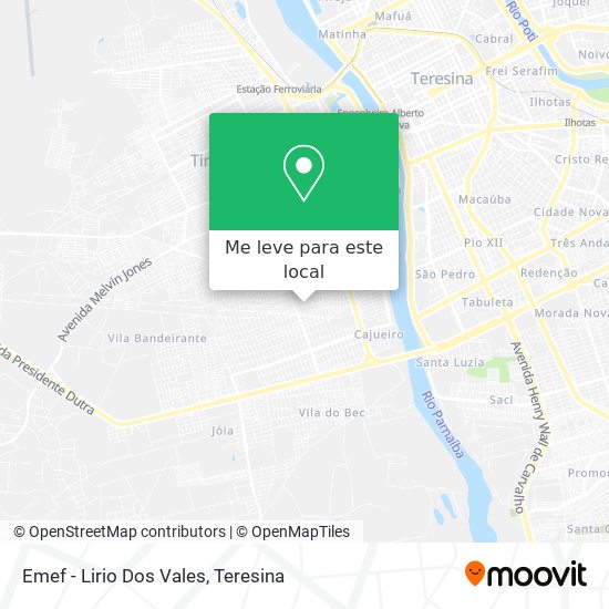 Emef - Lirio Dos Vales mapa