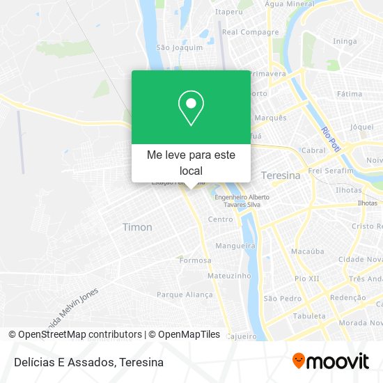 Delícias E Assados mapa