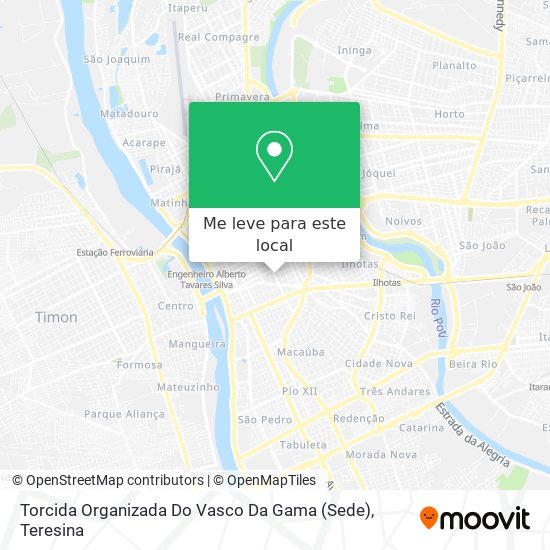 Torcida Organizada Do Vasco Da Gama (Sede) mapa