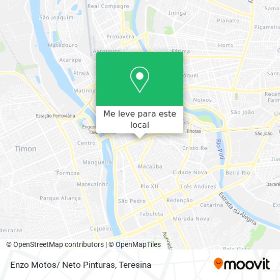 Enzo Motos/ Neto Pinturas mapa