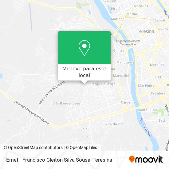 Emef - Francisco Cleiton Silva Sousa mapa