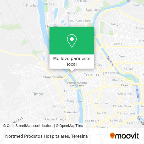 Nortmed Produtos Hospitalares mapa