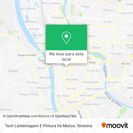 Tech Lanternagem E Pintura De Motos mapa