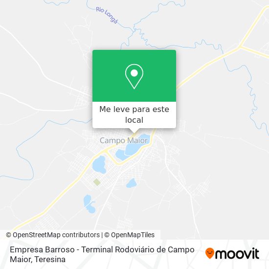 Empresa Barroso - Terminal Rodoviário de Campo Maior mapa