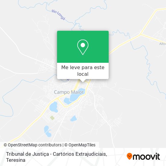 Tribunal de Justiça - Cartórios Extrajudiciais mapa