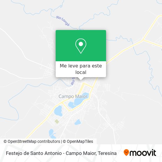 Festejo de Santo Antonio - Campo Maior mapa