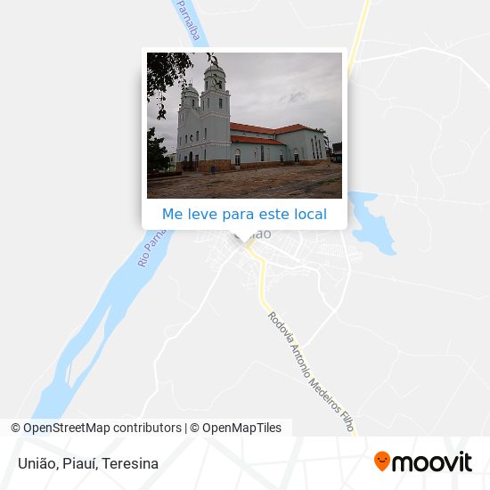 União, Piauí mapa