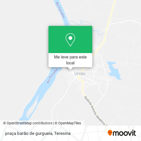 praça barão de gurgueia mapa