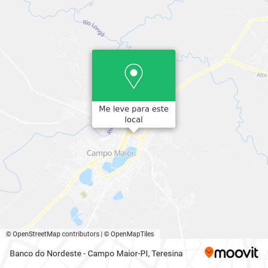 Banco do Nordeste - Campo Maior-PI mapa