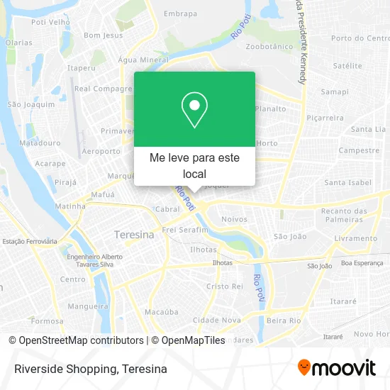 Riverside Shopping mapa