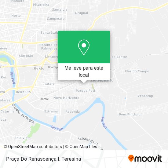 Praça Do Renascença I mapa