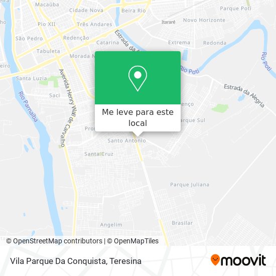 Vila Parque Da Conquista mapa
