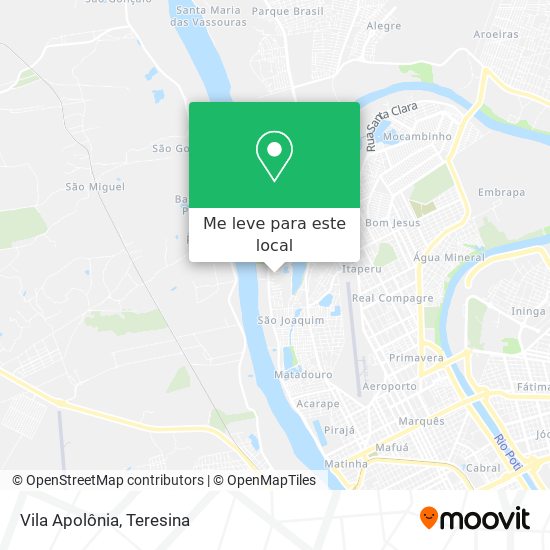 Vila Apolônia mapa